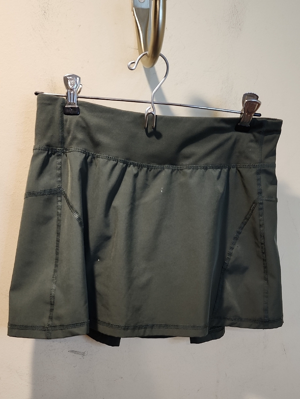 ANTONIO MELANI Olive Green Atjletic Mini Skort Sz S
